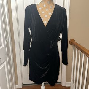 Velvet cocktail dress